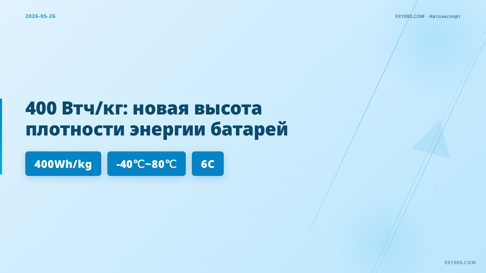 Твердотельная батарея BYD прошла автомобильную сертификацию: тревога по запасу хода может исчезнуть