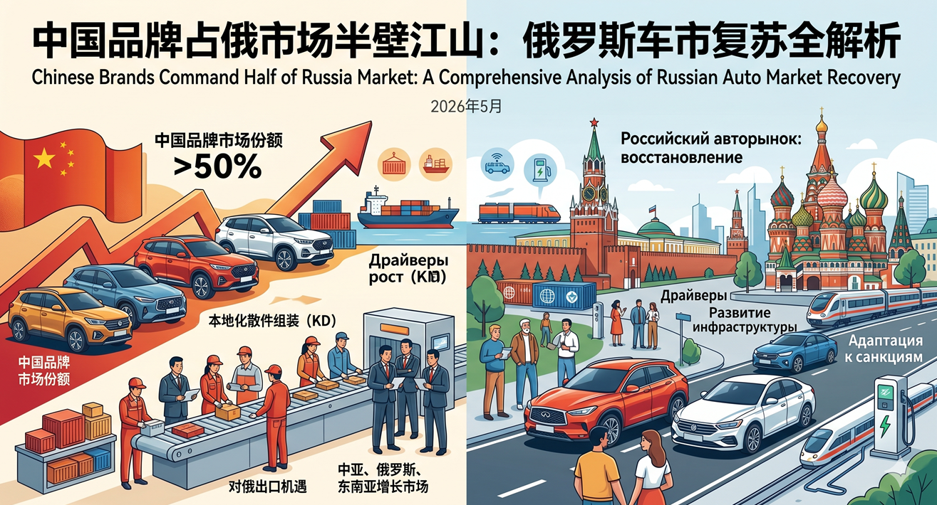 Chinese Brands Command Half of Russia Market: Full Recovery Analysis
