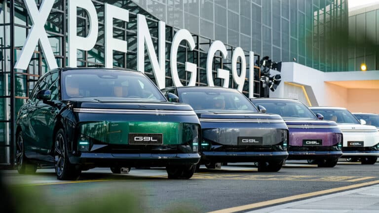 XPeng RHD G9L Rolls Off for Australia; Li Auto Preheats Europe with Solheim Cup