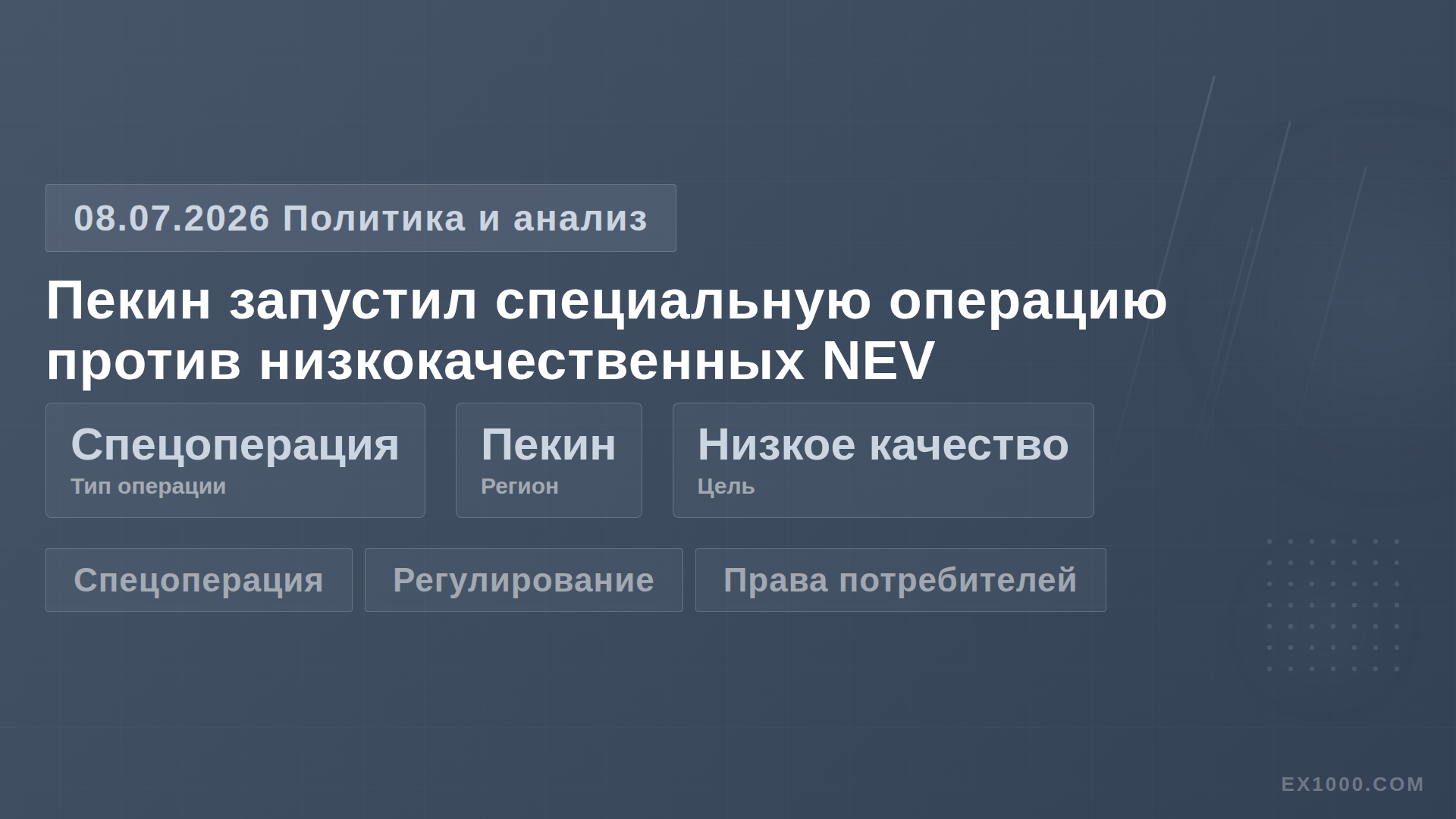 Китай изменил налоговые льготы на электромобили: PHEV лишаются освобождения с 2027